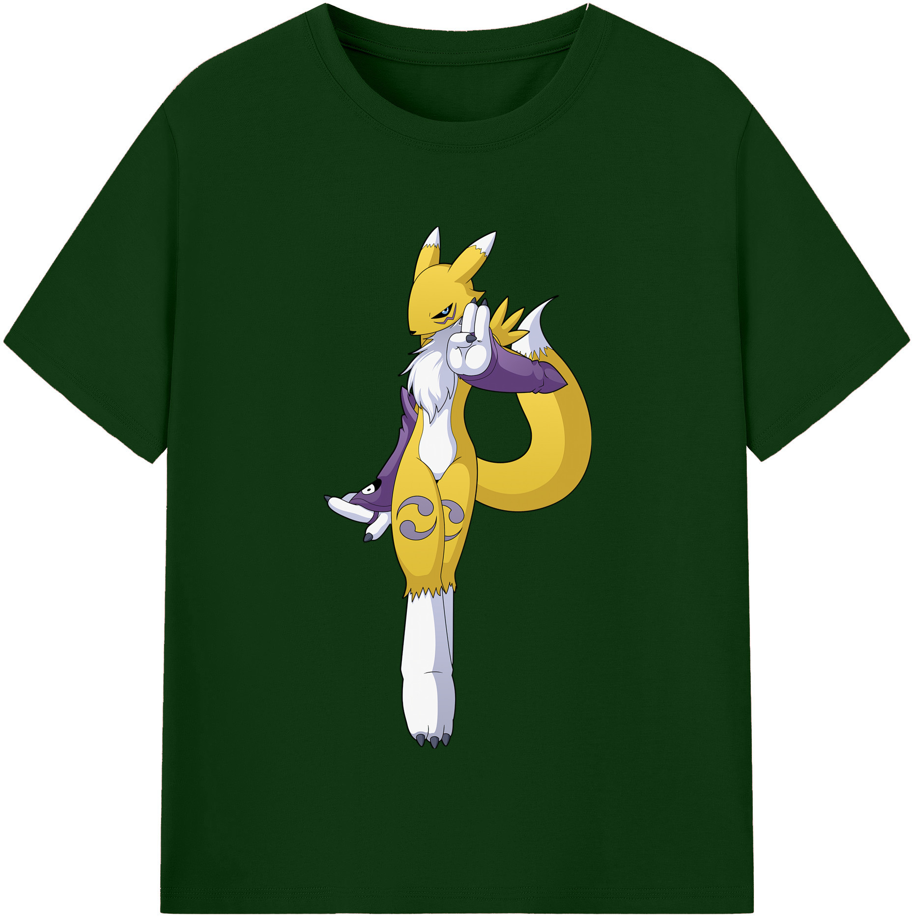（画像用） Digimon デジタルモンスター/デジモン 綿100％半袖Tシャツ（フロントプリント）